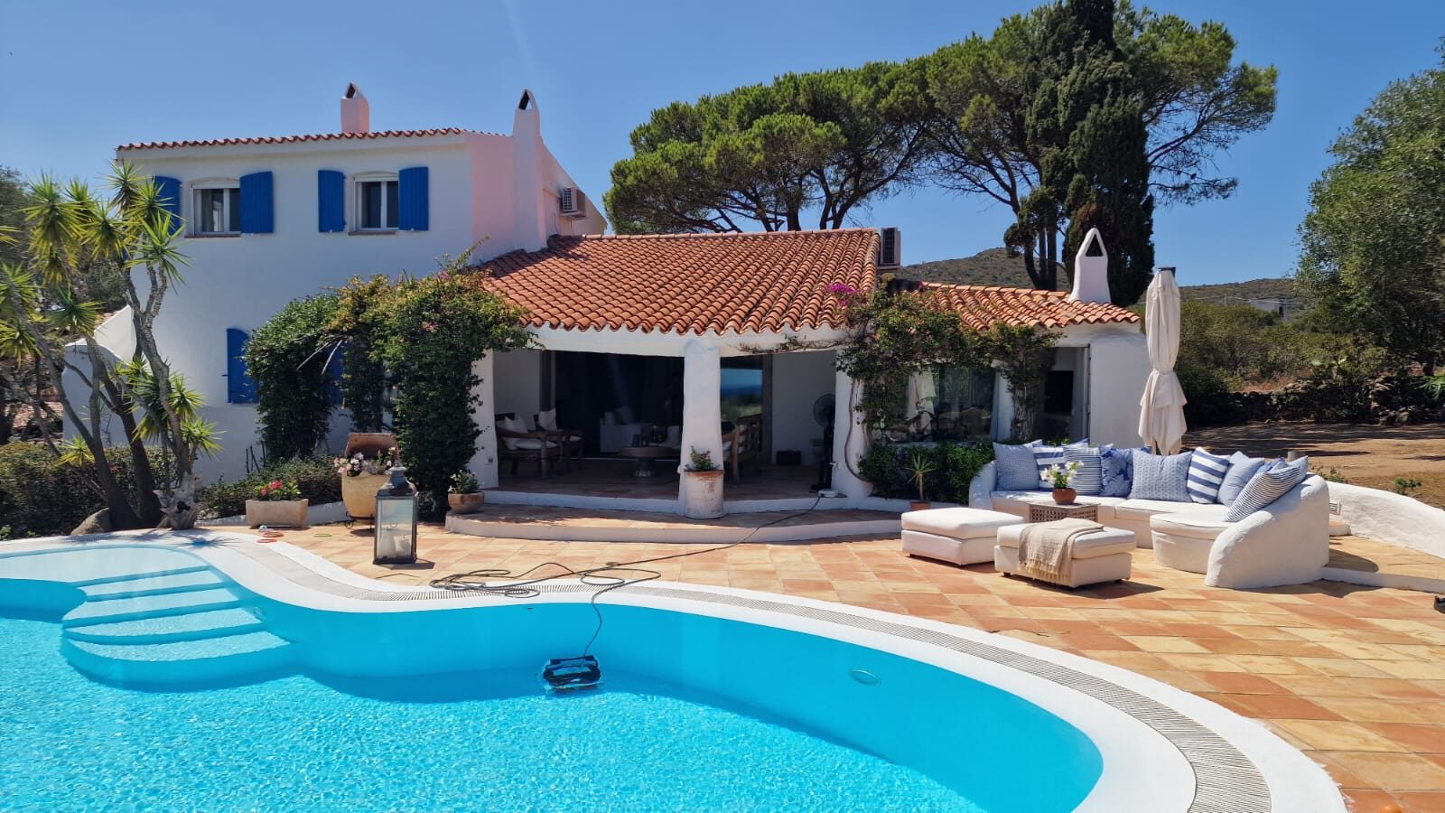 Villa Cala Sassari at golden hour